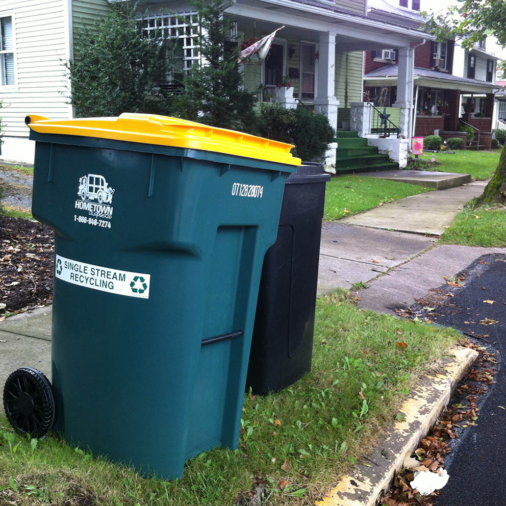 HomeTown Disposal cans.